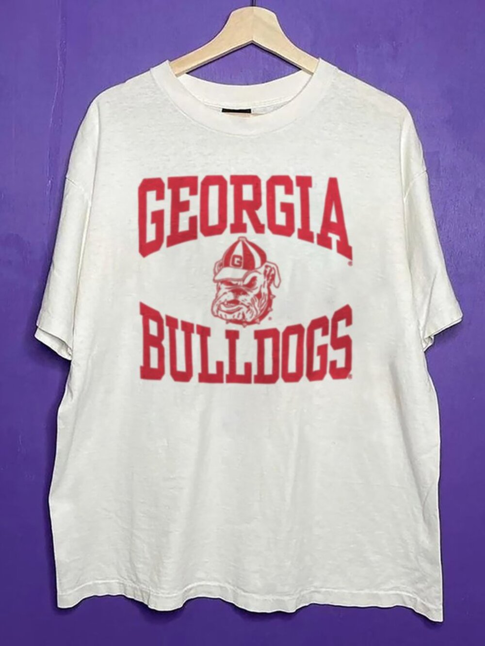 Vintage 90s University of Georgia Bulldogs Shirt, NCAA Georgia Bulldogs Football